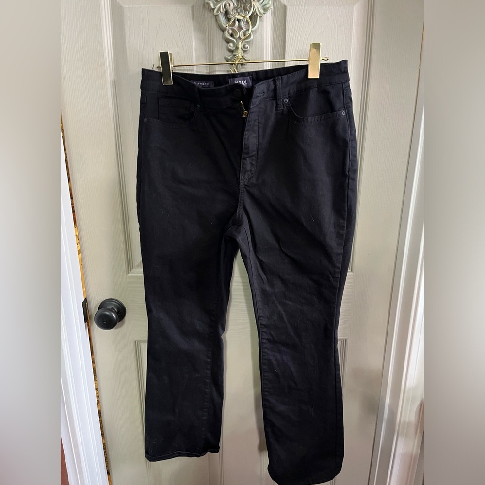 NYDJ black denim jeans